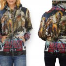 Women Full Print Zip Hoodie – Bleach Anime 1 Style Art Design