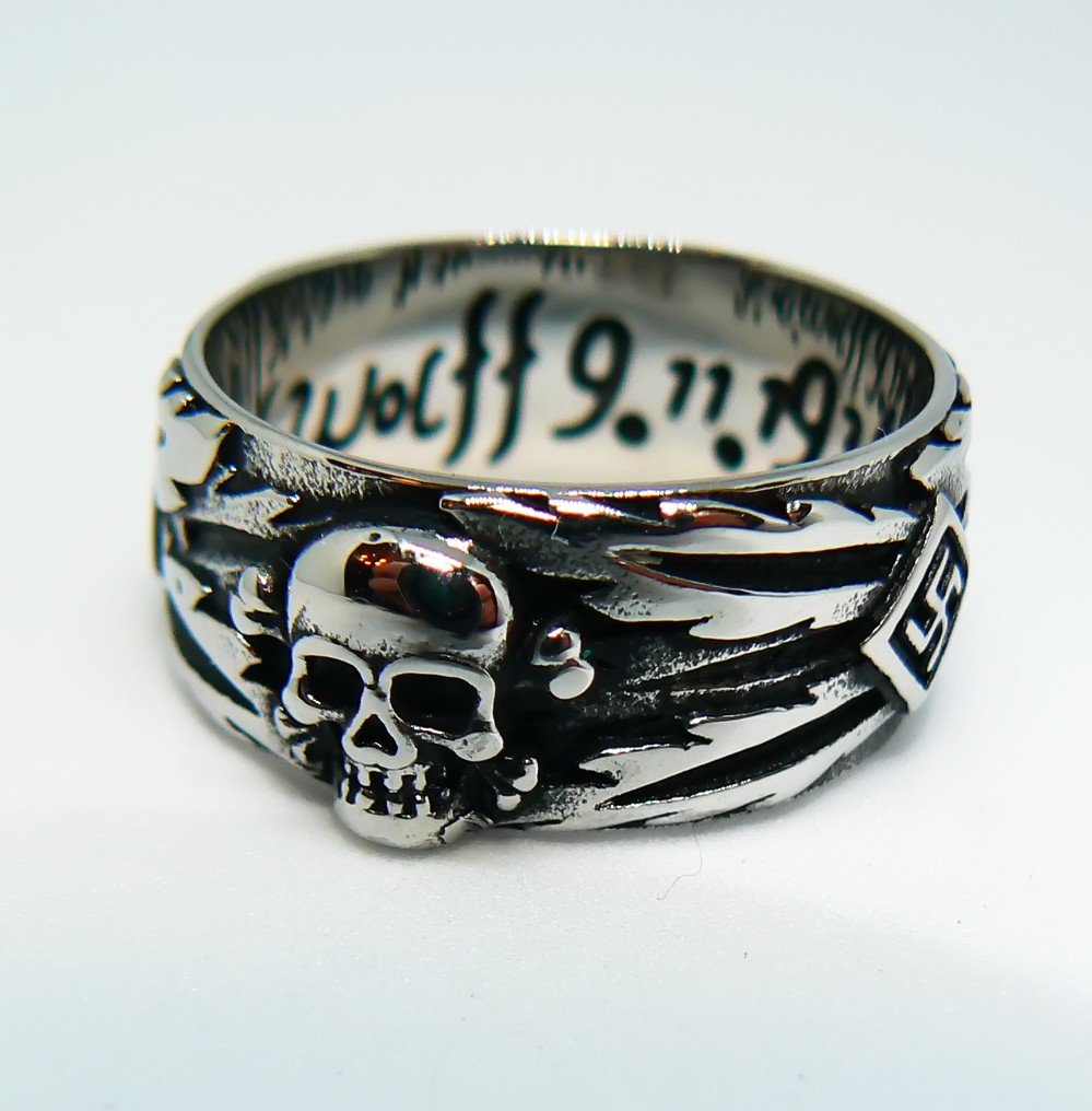 HONOR RING SS «Totenkopf» (stainless steel 316L) size-13