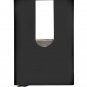 Credit & Store Card Holder & Money Clip Wallet, Slim PU Leather & Aluminium Travel Purse. - Black