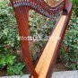 NEW 29 STRING FOLK LEVER HARP WITH FREE CARRY BAG & TUNING KEY