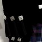 Regulation Doublet with 3 buttons waist coat. Black Velvet. Black satin lapels.