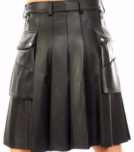 NEW SCOTTISH GOAT LEATHER  KILT  100% ORIGINAL  GOAT LEATHER