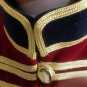 New Women Red & Black Velvet Military Jacket