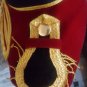 New Women Red & Black Velvet Military Jacket