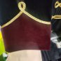 New Women Red & Black Velvet Military Jacket