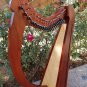 NEW 22 String Celtic Harp With Free Bag & Tuning Key And Extra String Set