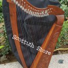 NEW 22 STRING CELTIC HARP IRISH LEVER HARP EXTRA STRING SET & KEY & BAG NEW 22 STRING CELTIC HARP IRISH LEVER HARP EXTRA STRING SET & KEY & BAG