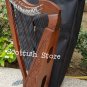 NEW 22 STRING CELTIC HARP IRISH LEVER HARP EXTRA STRING SET & KEY & BAG