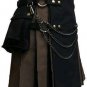 NEW BROWN FLASH PLATES CANVAS CARGO UTILITY KILT HYBRID KILT