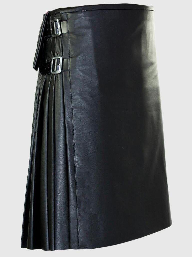 NEW LEATHER  KILT SCOTTISH KILT 100% ORIGINAL  COW Leather Kilt