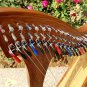 22 String Engraveing Celtic Lever Irish Harp Folk Harp Free Extra String Set & Bag