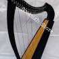 New 22 String Lever Celtic Irish Harp Beautiful Design With Free Extra String Set & Tuning Key