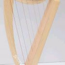 26 String Celtic folk harp Made Peach wood With Extra String Set Free Key Bag