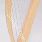 26 String Celtic folk harp Made Peach wood With Extra String Set Free Key Bag