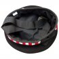 NEW GLENGARRY CAP  RED BLACK AND WHITE DICE