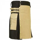 NEW Great Modern Utility Kilt with Khaki Apron Scottish kilt Haybird Kilt NEW Great Modern Utility Kilt with Khaki Apron Scottish kilt Haybird Kilt