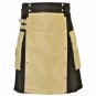 NEW Great Modern Utility Kilt with Khaki Apron Scottish kilt Haybird Kilt