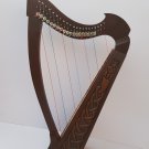 22 Strings Lever Harp Celtic Harp Solid Wood, Free Bag, Tuning Key and Extra String Set