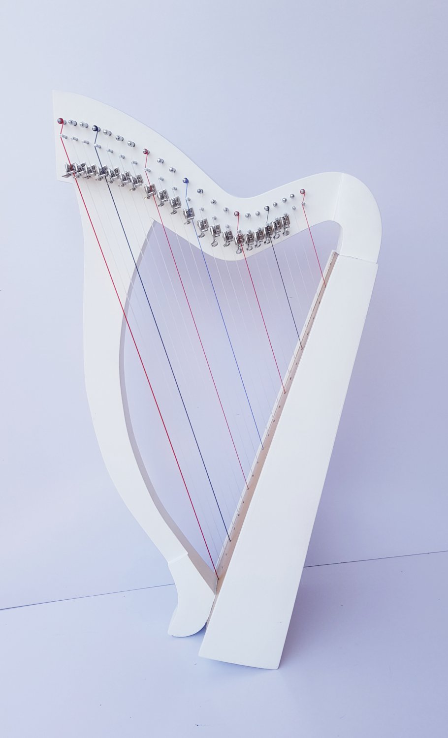 NEW 22 STRING CELTIC LEVER HARP IRISH HARP FREE EXTRA STRING SET & BAG & KEY