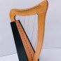 15 Strings Celtic Lever Harp Irish Harp with Free Tuning Key Carry Bag