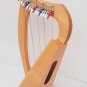 New 15 STRING CELTIC IRISH BABY HARP MADE BEEACH WOOD WITH EXTRA STRING SET & KEY