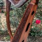 NEW 29 STRING CELTIC HARP IRISH HARP MADE ROSE WOOD EXTRA STRING SET BAG & KEY