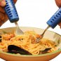 DaffoGreen Stainless Steel Bendable Eating Aids Fork. Sizable Non Slip Weighted Handle