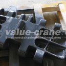 Track plate for Liebherr HS873 crawler crane casting track shoe .