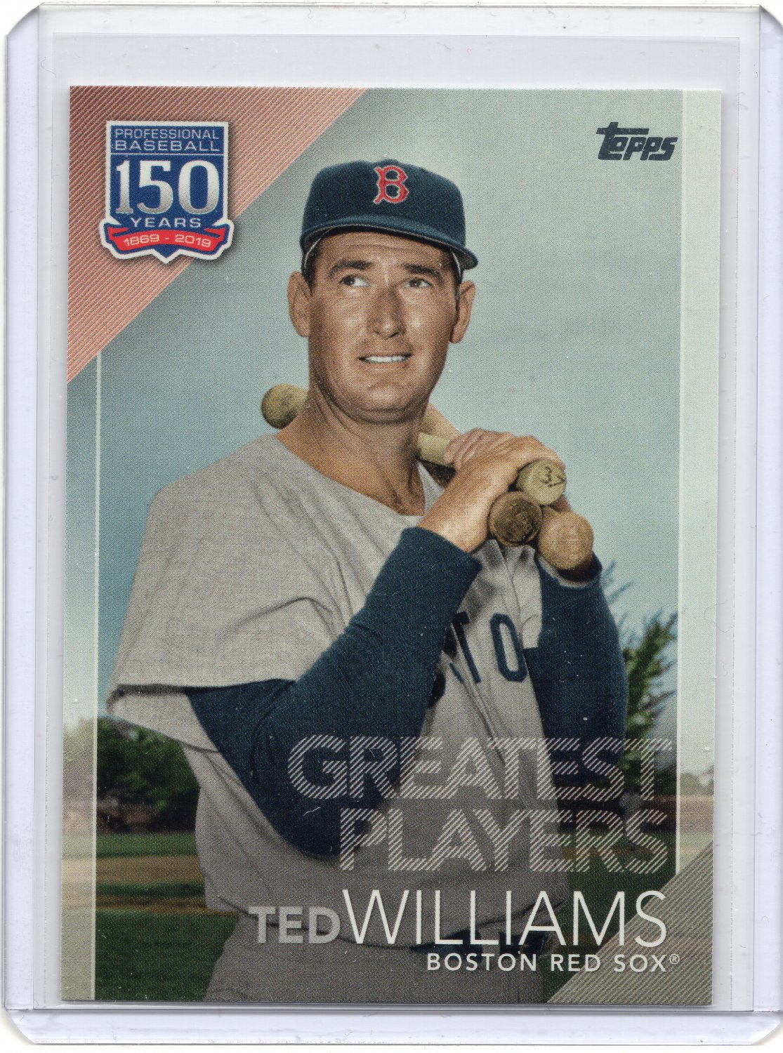 Ted Williams 2019 Topps 150 Years of Professional Baseball card Boston 