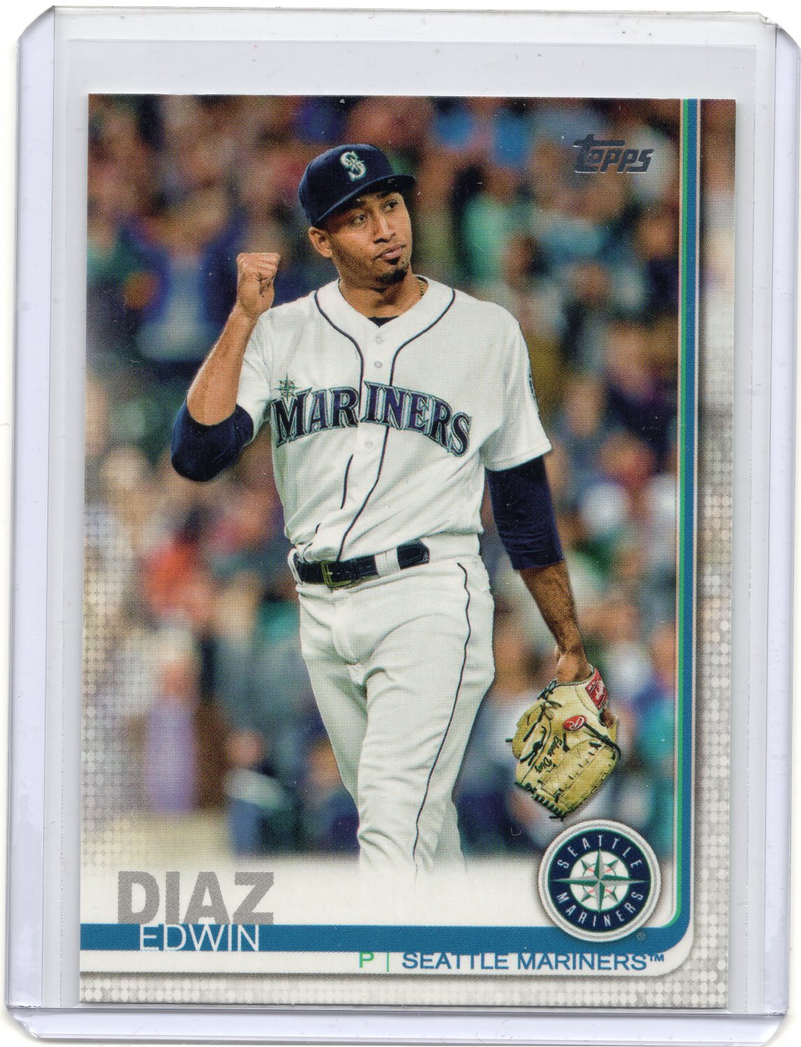 Edwin Diaz 2019 Topps Series 1 card #299 Seattle Mariners