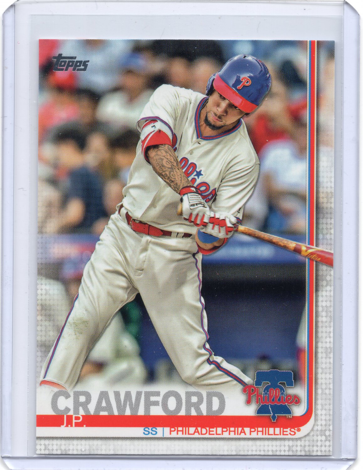 J.P. Crawford 2019 Topps Series 1 card 15 Philadelphia Phillies