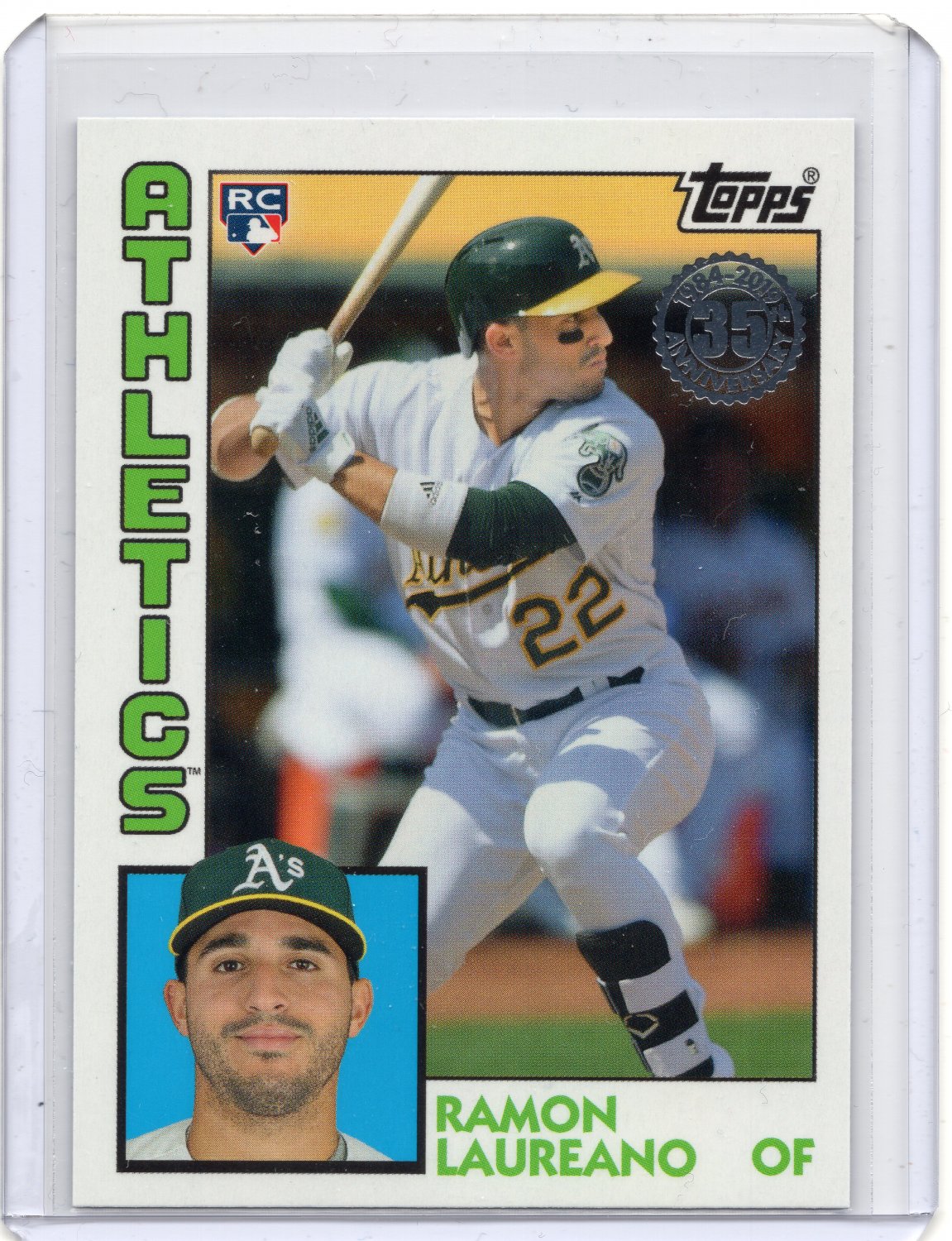 Ramon Laureano 2019 Topps 1984 Topps Insert Rookie Card T84 28 Oakland 