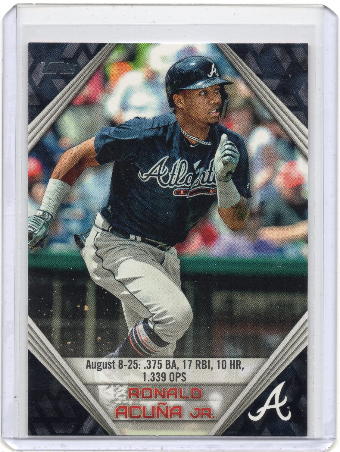 Ronald Acuna Jr. 2019 Topps Series 1 Highlights Card #RA-3 Atlanta Braves