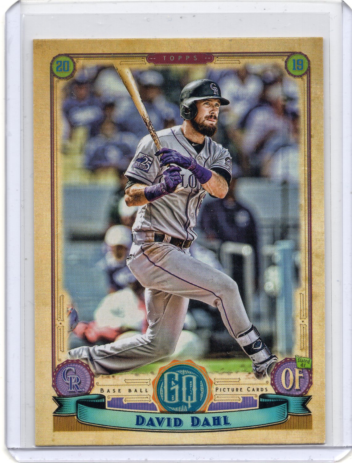 David Dahl 2019 Topps Gypsy Queen card #241 Colorado Rockies