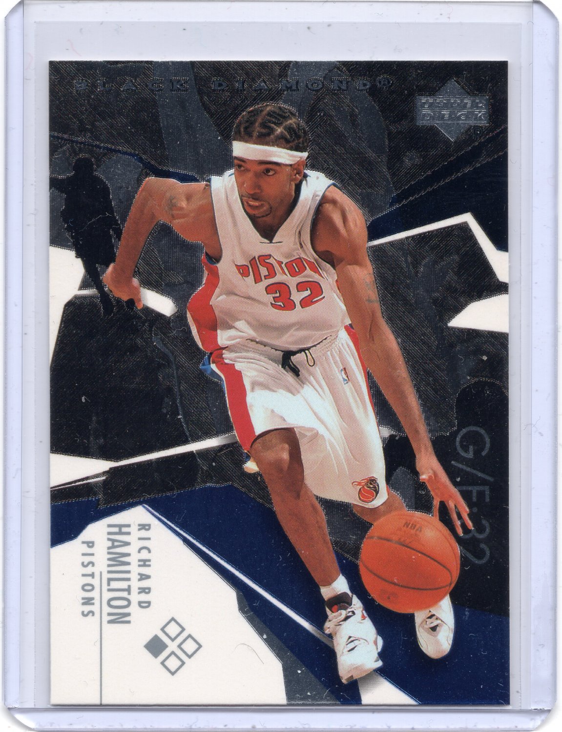 Richard Hamilton 2003-04 Upper Deck Black Diamond card #32 Detroit Pistons