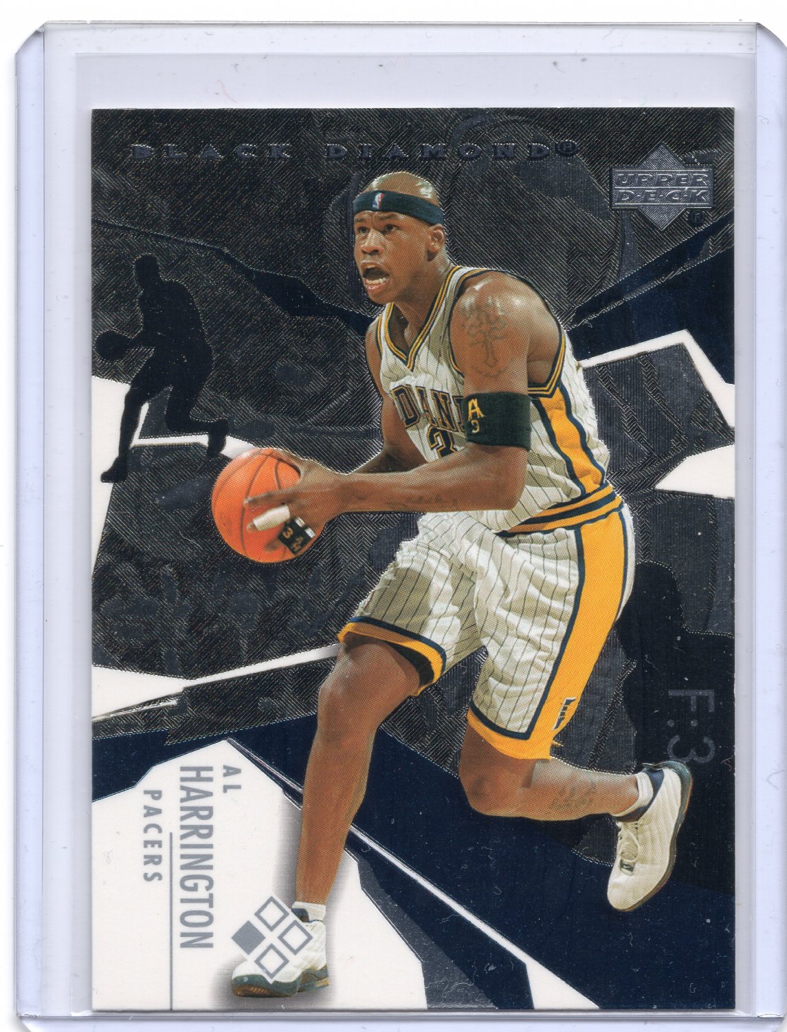 Al Harrington 2003-04 Upper Deck Black Diamond card #37 Indiana Pacers