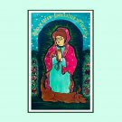 Santos de Arlen: Handpainted Virgin Peggylupe Wall Art Painting Pop Art Print