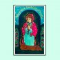 Santos de Arlen: Handpainted Virgin Peggylupe Wall Art Painting Pop Art Print