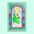 Santos de Arlen: Handpainted Patron Saint Bobby of What Ain't Right Wall Art Painting Pop Art Print