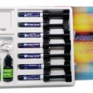 3 Prime-Dent Light Cure Hybrid Dental Resin Composite 7 Syringe Kit