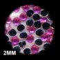 1300 Pcs 2MM Rhinestones ROSE Color + FREE WHEEL