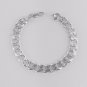 Men's Solid 925 Sterling Silver Cuban Link BRACELET Diamond Cut 8"