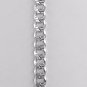 Men's Solid 925 Sterling Silver Cuban Link BRACELET Diamond Cut 8"