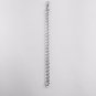 Men's Solid 925 Sterling Silver Cuban Link BRACELET Diamond Cut 8"