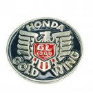 Vintage Honda Gold Wing GL1200 Motorcycle Belt Buckle 1980s Black Gold Red  2360