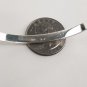 Women's Sterling Silver Etched Bangle Bracelet 8.5" Round