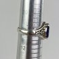 Women's Blue Sapphire 925 Solid Sterling Silver Ring Jewelry Size 11 Gift