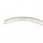 Women's 925 Sterling Silver Bangle Bracelet ~ Friend ~ Gently Used 7.5" 3mm