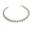 925 Sterling Silver Cuban Chain Link Heavy Solid Bracelet 7.5" 7mm