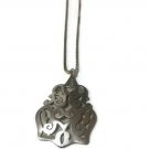 Men's or Women's Vintage 925 Sterling Silver Italy Necklace w/ Pendant 24" 2mm